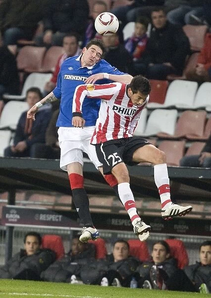 Battle of the Strikers: Lafferty vs Manolev - A 0-0 Stalemate in the UEFA Europa League at Philips Stadion