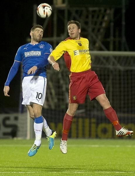 Battle for Supremacy: Rangers vs Albion Rovers in the Scottish Cup Quarter Final Replay - A Clash at New Douglas Park