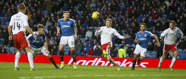 Billy King's Debut Goal: Thrilling Victory in the Ladbrokes Championship with Rangers at Ibrox Stadium