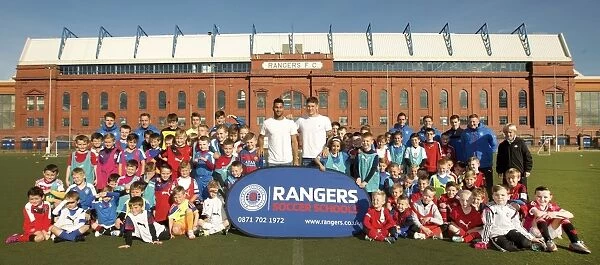 Champion Players Wes Foderingham and Rob Kiernan at Rangers Soccer School: A Memorable Day of Football Fun and Interaction