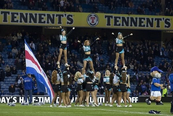 Cheerleaders Ignite Rangers vs St Johnstone Rivalry: Pre-Game Excitement (0-0)