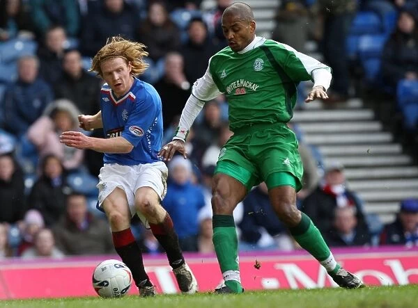 Chris Burke Scores the Thrilling 1-0 Winner for Rangers Against Hibernian in the Scottish Cup at Ibrox