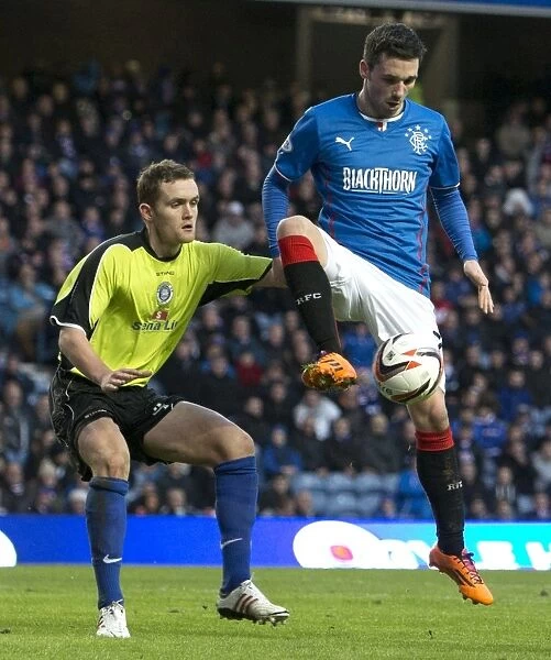 Clash at Ibrox: Rangers vs Stranraer - A Battle Between Nicky Clark and Scott Rumsby