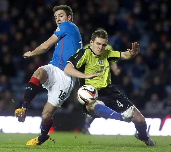 Clash of the Legends: Rangers vs Stranraer - A Duel of Football Icons: Andy Little vs Scott Rumsby at Ibrox Stadium (Scottish Cup)