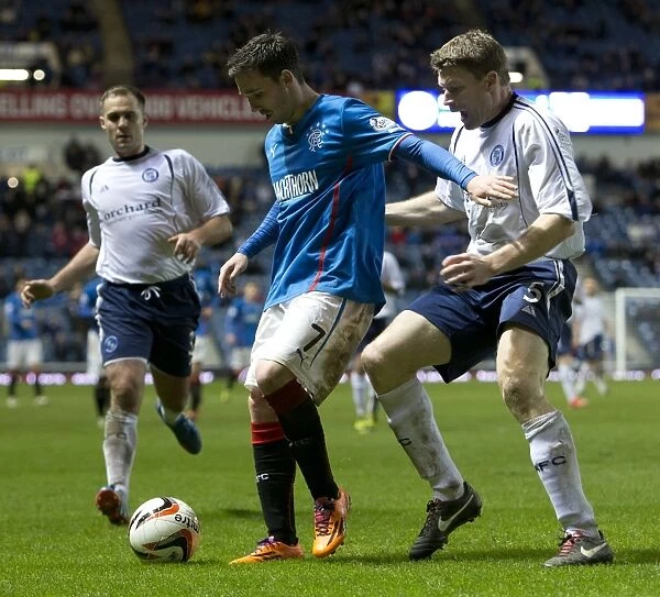 Clash of Titans: Rangers vs Forfar Athletic in the 2003 Scottish Cup Final - A Battle Between Nicky Clark and Darren Dods