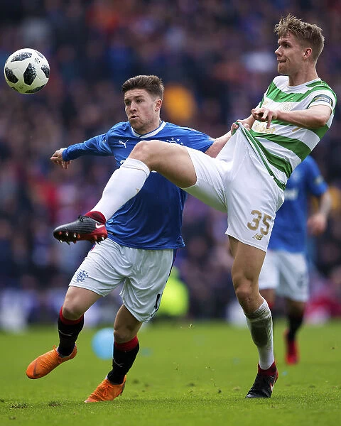 Clash of the Titans: Windass vs. Ajer at the Scottish Cup Semi-Final - Rangers vs. Celtic, Hampden Park
