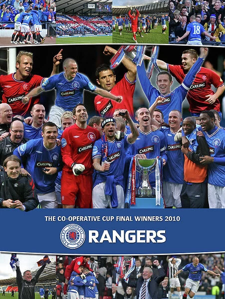 The Co-Operative Cup Final Winners 2010 Framed Montage Print