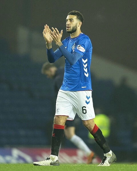 Connor Goldson Celebrates Scottish Premiership Victory with Ibrox Fans: A Moment of Triumph