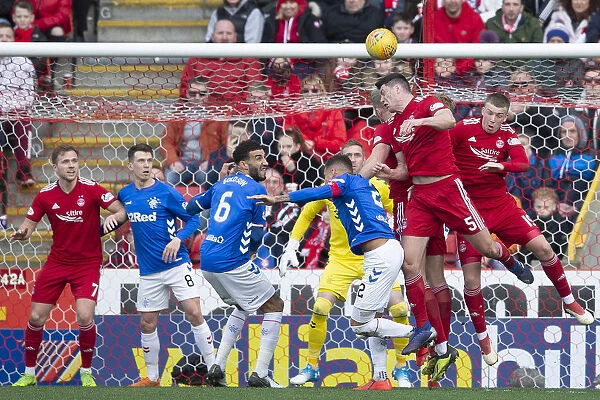 Connor Goldson Focuses at Pittodrie: Rangers in Scottish Cup Quarter-Final Clash against Aberdeen