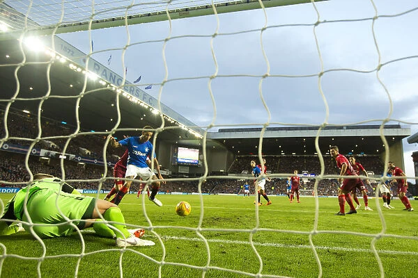 Connor Goldson Scores the Decisive Goal in Rangers Europa League Play-Off Victory over FC Ufa at Ibrox Stadium