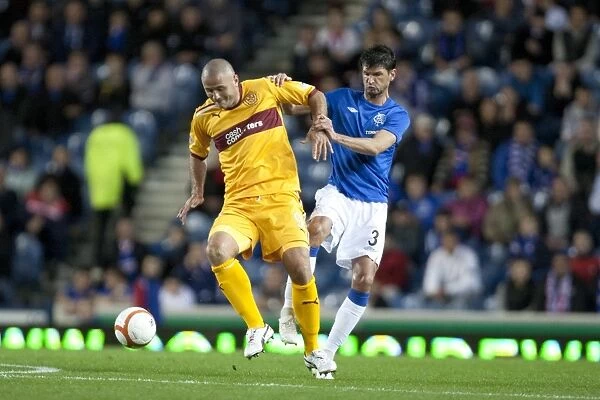 Cribari vs Higdon: Rangers 2-0 Victory over Motherwell in the Scottish League Cup (Ibrox Stadium)
