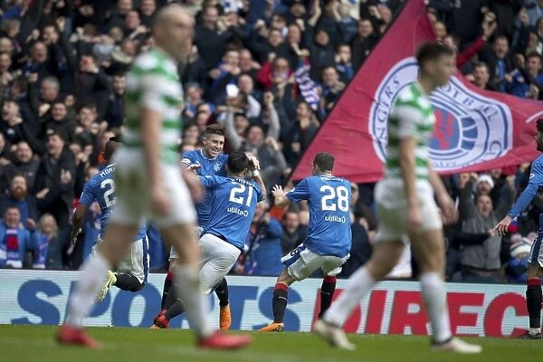 Daniel Candeias's Thrilling Winning Goal: Rangers vs Celtic at Ibrox Stadium