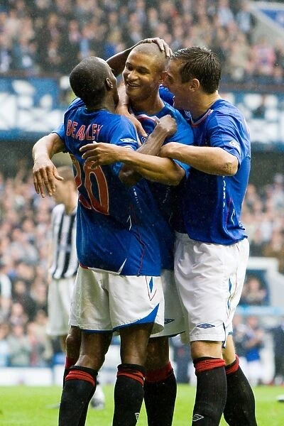 Daniel Cousin Scores the Second Goal for Rangers against St Mirren at Ibrox in the Clydesdale Bank Premier League