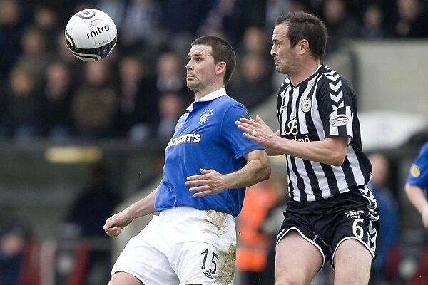 David Healy Scores the Winning Goal for Rangers Against St. Mirren in the Scottish Premier League