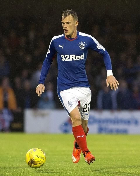 Dean Shiels in Action: Rangers vs Ayr United - Petrofac Training Cup Second Round