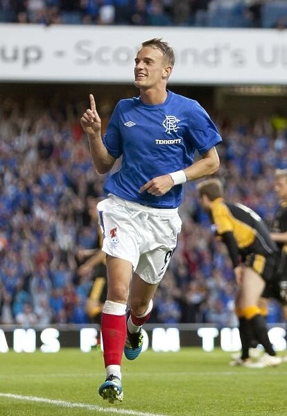 Dean Shiels Scores First Goal: Rangers 4-0 Victory over East Fife at Ibrox Stadium