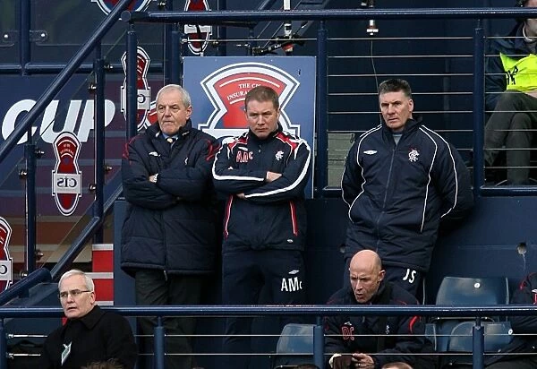 Dejected Duo: Smith and McCoist Witness Rangers Heartbreaking Loss in the 2008 CIS Insurance Cup Final against Dundee United