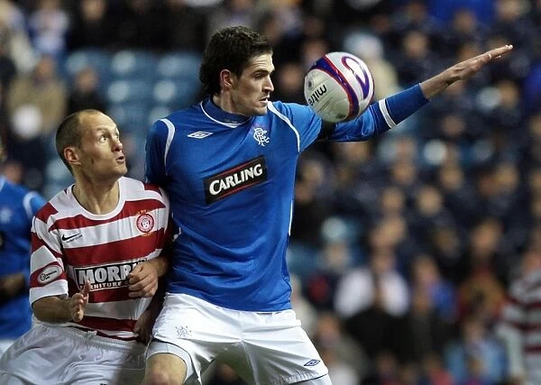 Determined Kyle Lafferty Stands Firm Against Alex Neil in Rangers 2-0 CIS Insurance Cup Victory