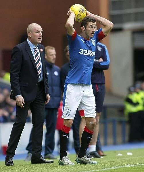 Dominic Ball at Ibrox: Rangers vs Queen of the South - Ladbrokes Championship Match