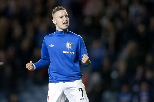 Dramatic 2-2 Tie: Barrie McKay's Thrilling Goal Celebration (Rangers vs Queen of the South, Ramsden's Cup Quarterfinals, Ibrox Stadium)