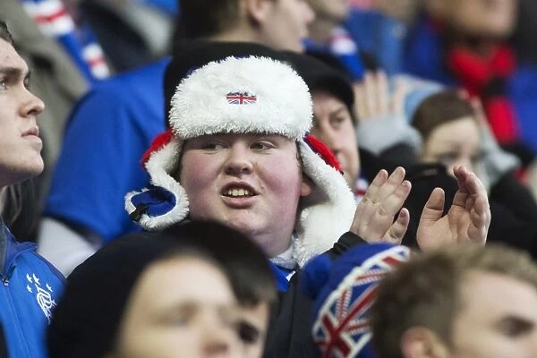 Ecstatic Rangers Fans Celebrate 2-0 Victory at Ibrox Stadium