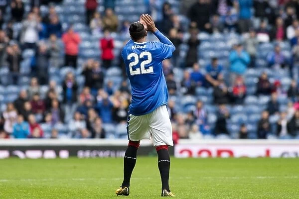 Electric Atmosphere: Rangers Football Club Fan Zone, Ibrox Stadium - Scottish Premiership Showdown Against Heart of Midlothian