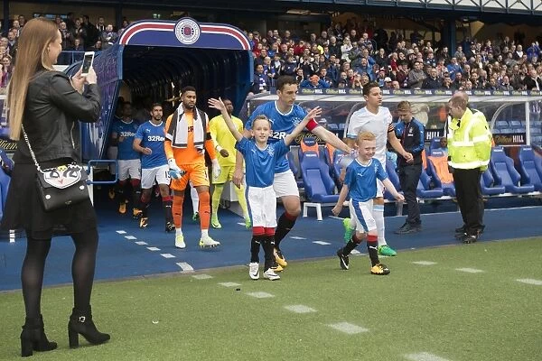 Electric Atmosphere: Rangers vs Hearts - Scottish Premiership Showdown at Ibrox Stadium