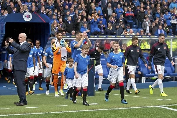 Electrifying Fan Zone at Ibrox Stadium: Rangers vs Heart of Midlothian, Scottish Premiership