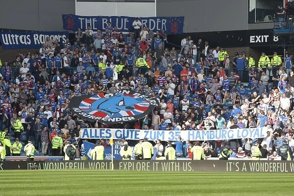 Epic Battle at Ibrox Stadium: Rangers Triumph Over Celtic 3-2 - A Sea of Fans Passion and Pride