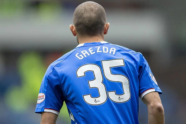 Eros Grezda in Action: Rangers vs Dundee at Ibrox Stadium - Ladbrokes Premiership
