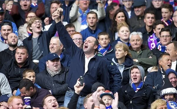 Euphoria at Ibrox: Rangers Fans Celebrate Scottish Cup Victory