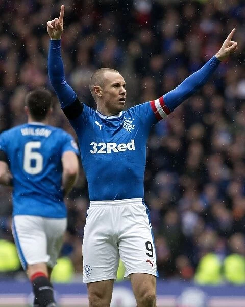 Euphoria Unleashed: Kenny Miller's Iconic Goal Celebration - Rangers Scottish Cup Victory at Ibrox (2003)
