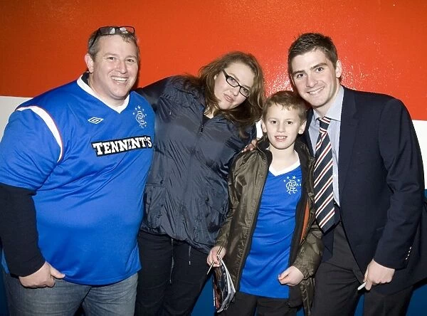 Family Fun at Ibrox: Rangers vs Aberdeen, Scottish Premier League (1-1) - Enjoying the Atmosphere in the Broomloan Stand