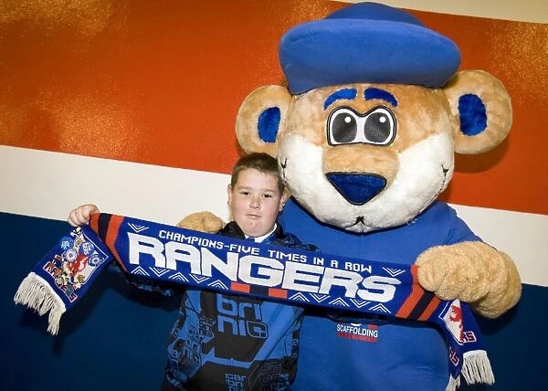 A Family's Passionate Affair at Ibrox: Rangers Lead 2-1 - Family Fun in the Broomloan Stand