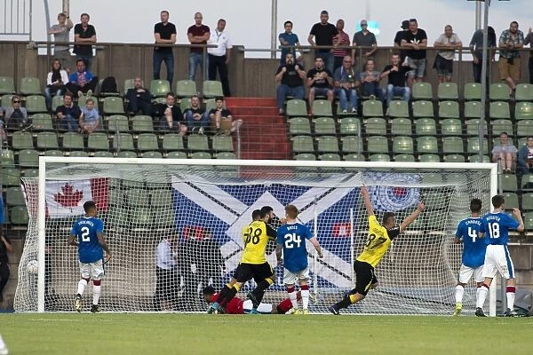 FC Progres Niederkorn Shocks Rangers: Thills Doubles in Europa League Qualifier