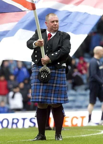 Flag-Bearing Showdown at Ibrox Stadium: Rangers vs Stirling Albion - A 0-0 Battle