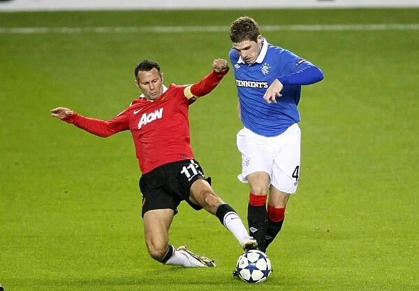 Giggs vs Hutton: A Champions League Battle at Ibrox - Manchester United Takes the Lead