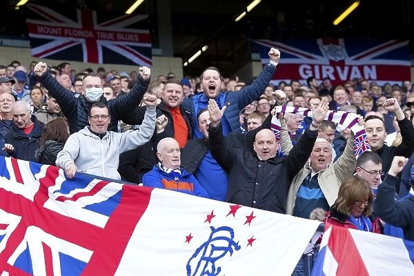 Glasgow Rangers Epic Scottish Cup Semi-Final Victory at Hampden Park (2003) - A Sea of Fans Celebrating: Rangers Glory