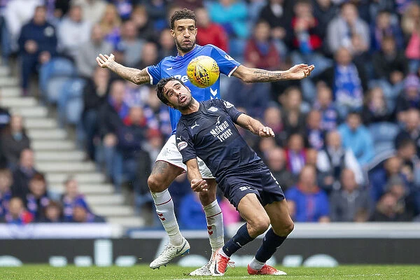 Goldson vs Moussa: An Intense Battle at Ibrox Stadium - Rangers vs Dundee, Ladbrokes Premiership
