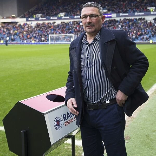 Half Time at Ibrox: Rising Stars Square Off Against Championship Legend Charlie Miller