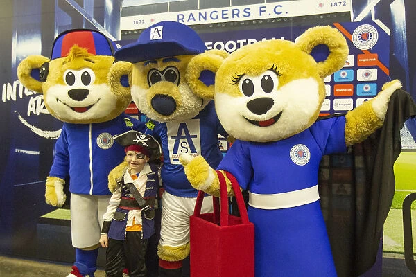 Halloween Fun at Ibrox: Rangers Family Stand Before the Kilmarnock Match, Ladbrokes Premiership