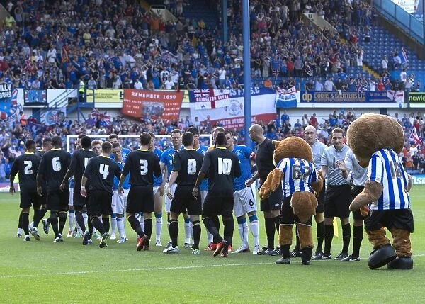 Handshake Before the Battle: Rangers vs. Sheffield Wednesday at Hillsborough Stadium (1-0 to Sheffield Wednesday)