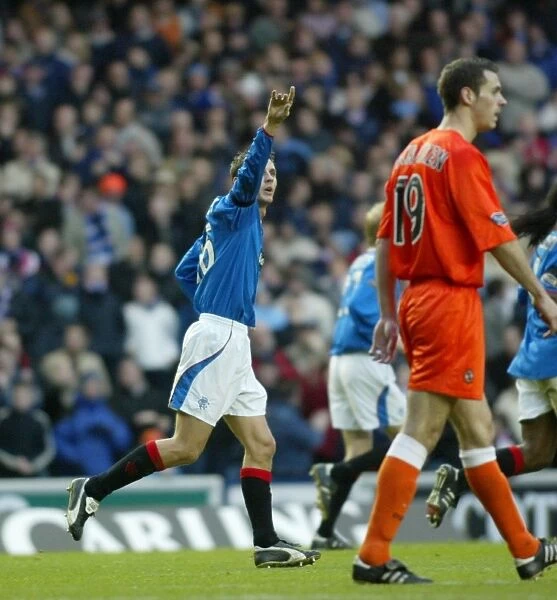 Hard-Fought 2-1 Victory for Rangers over Dundee United on 06 / 12 / 03