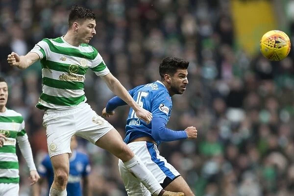 Herrera vs. Tierney: Intense Clash at Celtic Park - Rangers vs. Celtic, Ladbrokes Premiership