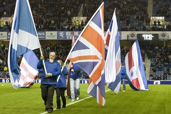 Hibernian's Flag Bearers Triumph: 3-0 Over Rangers in Scottish Premier League at Ibrox Stadium