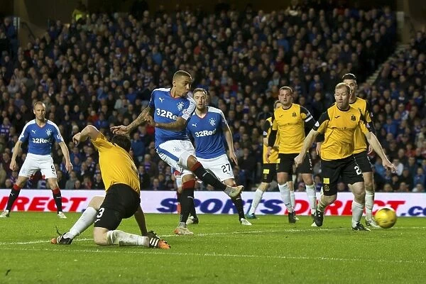 Historic Moment: James Tavernier Scores for Rangers at Ibrox Stadium in Championship Victory