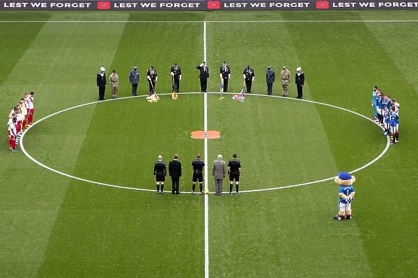 Honor and Respect: Rangers and Kilmarnock Unite in Silence for Fallen Heroes