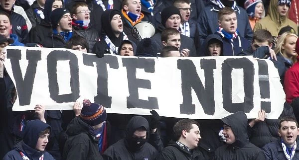 Ibrox Stadium Showdown: Rangers vs Stirling Albion - Fans Vote No! Protest (0-0)