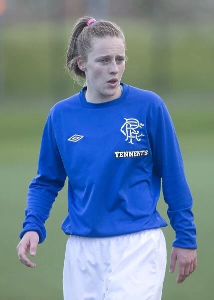 Intense Battle: Rangers Ladies vs. Hibernian Ladies - Megan Foley's Determined Fight in the Scottish Women's Premier League