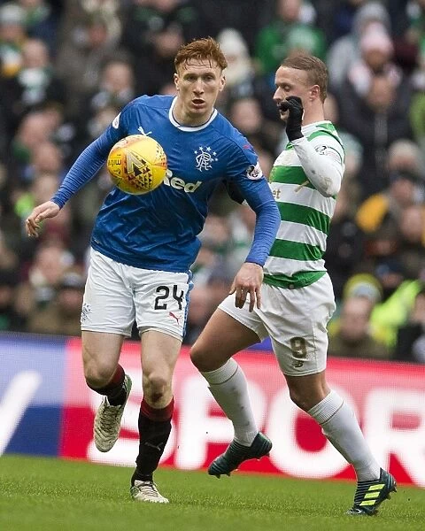 Intense Old Firm Rivalry: David Bates in the Heart of Scotland's Rangers vs Celtic Clash (Scottish Cup Champions 2003)